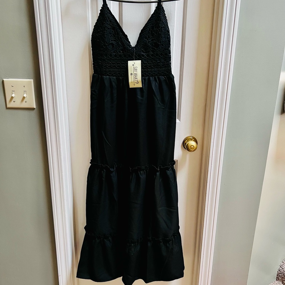 Lace maxi dress